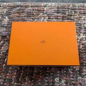 HERMES Empty Shoe Box with ribbon